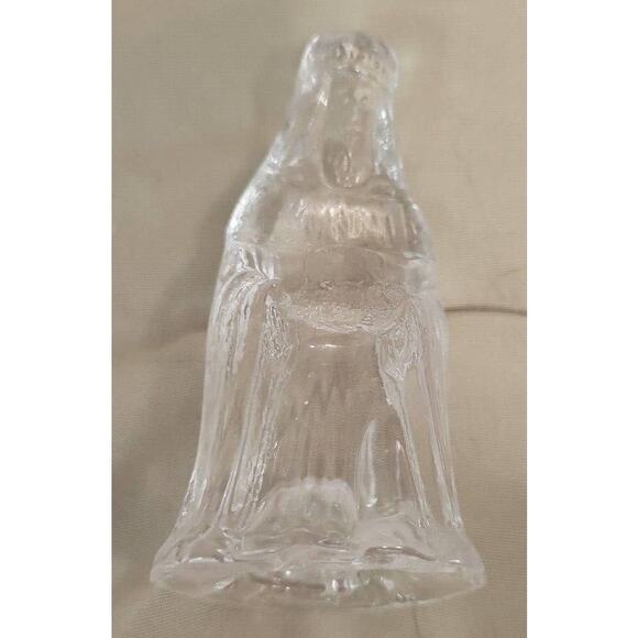 Glass Nativity Scene ST-7 W / Mirror 1988 CBK Ltd. - Picture 7 of 9